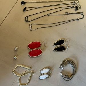 Lot of Kendra Scott earrings necklaces and bracelets